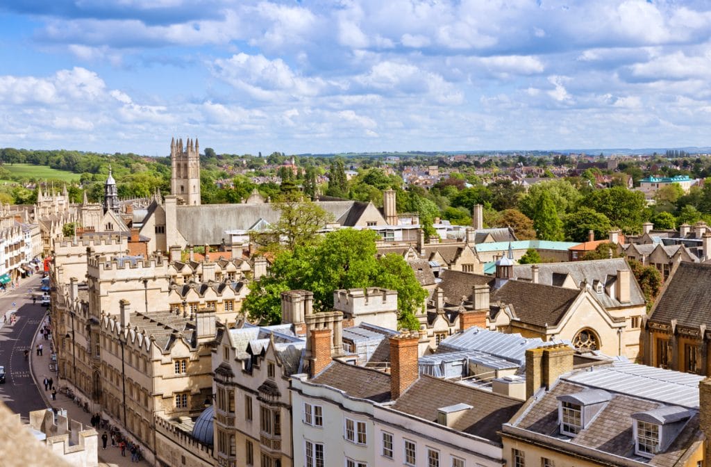 Birds-eye view of Oxford homes eligible for equity release