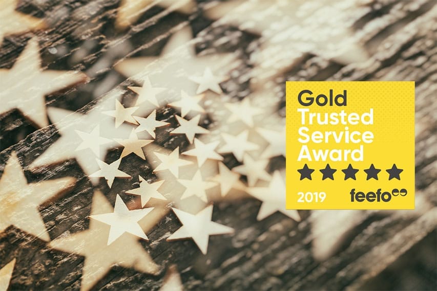 Bower is awarded the Feefo Gold Trusted Service Award 2019